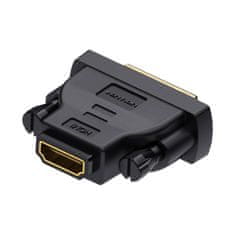 Vention dvi (24+1) moški do hdmi ženski adapter vention ecdb0 (črn)