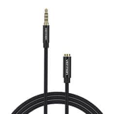 Vention Zvočni kabel TRRS 3,5 mm moški na 3,5 mm ženski BHCBF 1 m črn