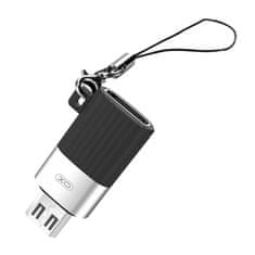 XO Adapter USB-C na Micro USB XO NB149-C (črn)