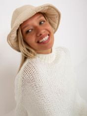 RUE PARIS Klasičen ženski pulover Isolon ekru Universal