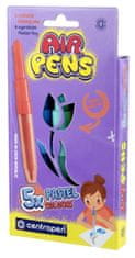 Centropen Air Pens 1500 pastelnih barv (5 kosov)