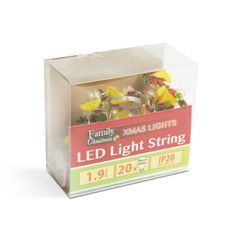 Family LED Božične lučke - Zvončki - 2,2 metra - 20 LED - toplo bela - 2 x AA