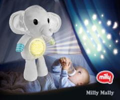 MILLY MALLY Milly Mally plišasta igrača s projektorjem Milly Elephant