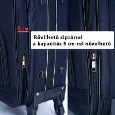 Dollcini World Travel Suitcase 28 inch A, črna mešanica