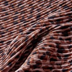 Vidaxl Otroško krilo z leopardjim vzorcem starinsko roza 92