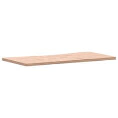 Vidaxl Mizna plošča 100x(45-50)x2,5 cm trdna bukovina