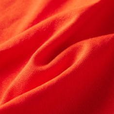 Vidaxl Otroška majica z dolgimi rokavi živo oranžna 104