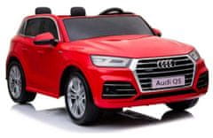 BabyCAR Otroški avto na akumulator 12V AUDI Q5 rdeč, dvosed