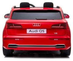 BabyCAR Otroški avto na akumulator 12V AUDI Q5 rdeč, dvosed