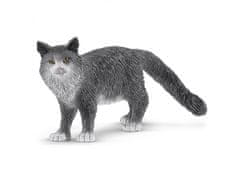 Schleich 13893 Schleich Farm World - Mačka pasme Maine Coon, otroška figurica za starost 3+ 