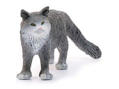 Schleich 13893 Schleich Farm World - Mačka pasme Maine Coon, otroška figurica za starost 3+ 