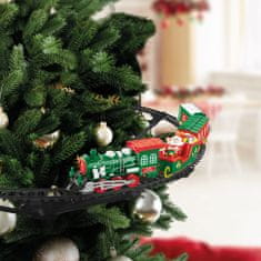 Family Vlakec za božično drevo - predvaja glasbo, lučke - deluje na baterije AA