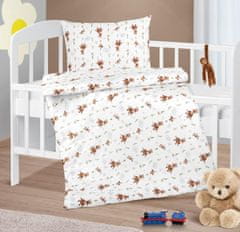 Otroško posteljno perilo iz bombaža Agata - 90x135, 45x60 cm - Srneček