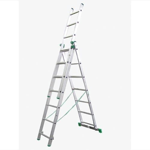 Alve Aluminijasta lestev 7 stopnic 3,99m 7607 EUROSTYL