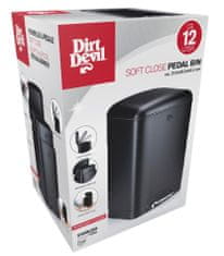 Dirt Devil 12 L koš za odpadke z mehkim zapiranjem, črn ED-249504