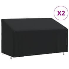 Vidaxl Prevleka za trisedežno klop 2 kosa 175x85x68/94 cm 420D oxford