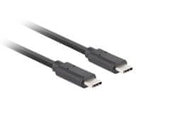 Lanberg lanberg kabel usb-c m/m 3.2 gen2 1.8m 10gb/s pd100w ca-cmcm-32cu-0018-bk