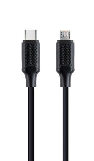 Gembird gembird cc-usb2-cmmbm-1.5m usb kabel usb 2.0 usb c micro-usb b črn