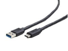 Gembird kabel usb tip-c(m)-am 3.0 1,8 m črn - odprodaja