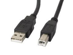 Lanberg kabel lanberg ca-usba-11cc-0030-bk (usb 2.0 tip a m - usb 2.0 tip b m; 3 m; črna barva)