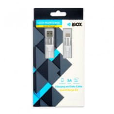 iBOX ibox ikumtcwqc kabel (usb 2.0 tip a - usb tip c ; 1,5 m; bela barva)