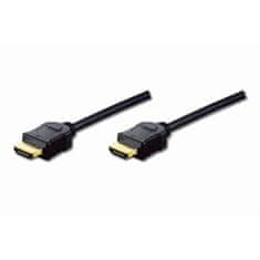 Assmann assmann kabel ak-330114-050-s (hdmi m - hdmi m; 5m; črna barva)