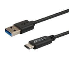 SAVIO kabel savio cl-101 (usb 3.0 tip a m - usb tip c m; 1m; črna barva)