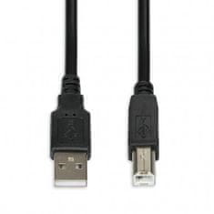 iBOX kabel ibox usb 2.0 a-b m/m 1,8m tiskalnik iku2d18 (usb 2.0 tip a m - usb 2.0 tip b m; 1,8m; črna barva)