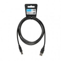 iBOX kabel ibox usb 2.0 a-b m/m 1,8m tiskalnik iku2d18 (usb 2.0 tip a m - usb 2.0 tip b m; 1,8m; črna barva)