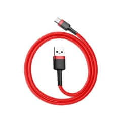 BASEUS Kabel USB-C Baseus Cafule 2A 2m (rdeč)