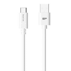 Silicon Power kabel silicon power boost link pvc lk10ac, qc3.0 usb - usb typ c 1m, bela