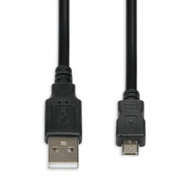 iBOX ibox usb 2.0 a/b mikro kabel 1,8m iku2m18 (usb 2.0 tip a - usb 2.0 tip a ; 1,8m; črna barva)