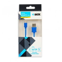 iBOX ibox ikumtcb kabel (usb 2.0 tip a - usb tip c ; 1m; modra barva)