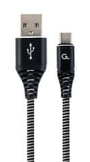 Gembird gembird cc-usb2b-amcm-2m-bw kabel usb usb 2.0 usb a usb c črna, bela