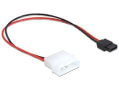 Delock napajalni kabel sata molex(m)-&gt;sata(f) 6pin 24cm