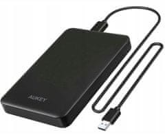 Aukey ds-b4 hdd/ssd 2,5 palca sata3 | usb 3.2 | 5 gbps | do 2 tb | uasp | 0,5 m kabla