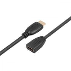 slomart hdmi kabel v2.0 f-m pozlačen 3m podaljšek - odprodaja