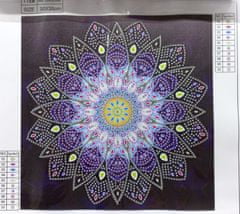 Norimpex Diamond Painting 7D Modra mandala 30x30cm