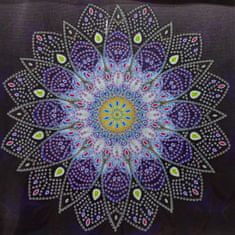 Norimpex Diamond Painting 7D Modra mandala 30x30cm