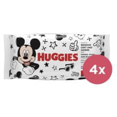 Huggies 4x Mickey Mouse vlažni robčki 56 kosov