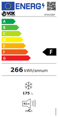 VOX electronics VF 2410S F zamrzovalna omara - odprta embalaža