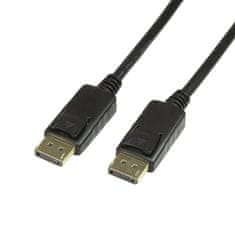 LogiLink Displayport 1.2 m/m, 4k2k, 7,5 m, črna