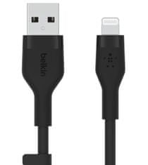 Belkin belkin kabel usb-a - strela silikon 3m czarny