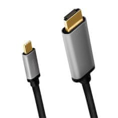 LogiLink kabel usb-c do hdmi, 4k 60hz, aluminij 1,8 m