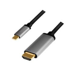 LogiLink kabel usb-c do hdmi, 4k 60hz, aluminij 1,8 m