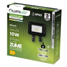 LUMILED Reflektor LED s senzorjem gibanja ZUME 10W 1100lm 4000K IP65