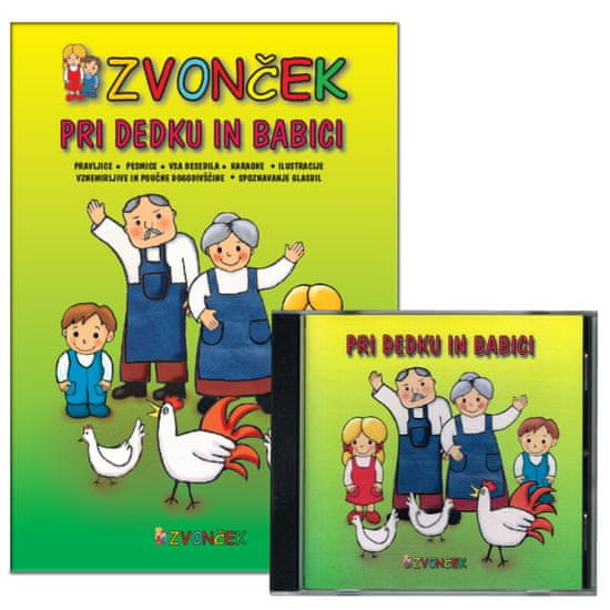 Zvonček Pri dedku in babici - zgoščenka in knjiga