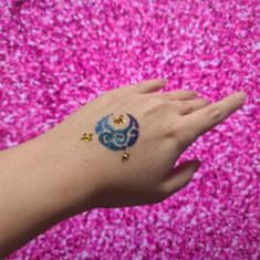 Kruzzel Glitter tattoo komplet za izdelavo bleščečih tatujev 186 šablon