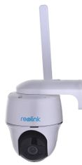 Reolink IP kamera REOLINK GO PT PLUS brezžična 4G LTE z baterijo in dvojnim objektivom Bela