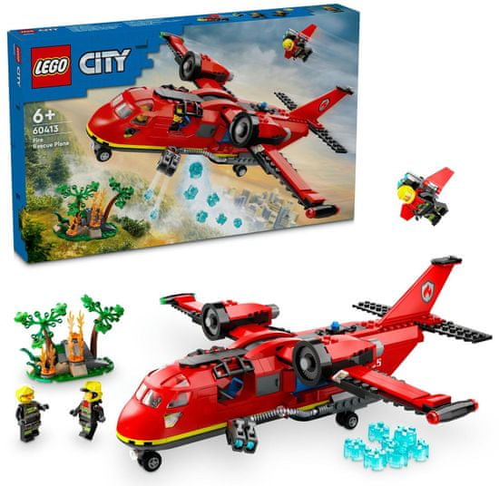 LEGO City 60413 gasilsko reševalno letalo